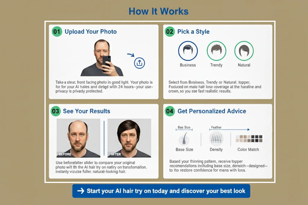 How AI Hairstyle it works
